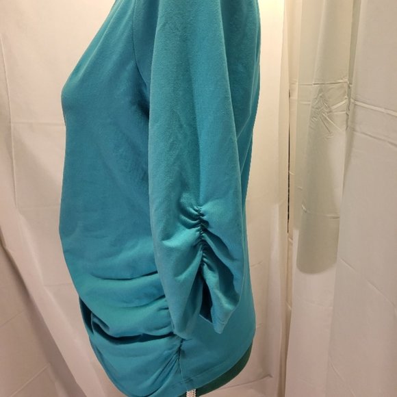 👟Calvin Klein Women's Performance Quick Dry Jacket Teal XL - Picture 6 of 12